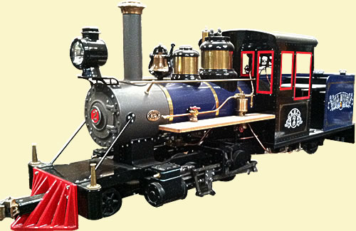 Forney Live Steam Narrow Gauge Locomotive