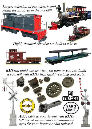 RMI Railworks Miniature Railroad Equipment